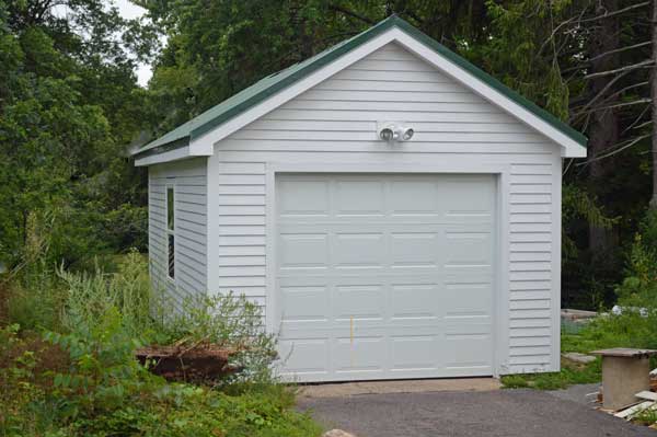 garage, completed