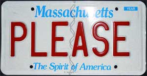 vanity plates